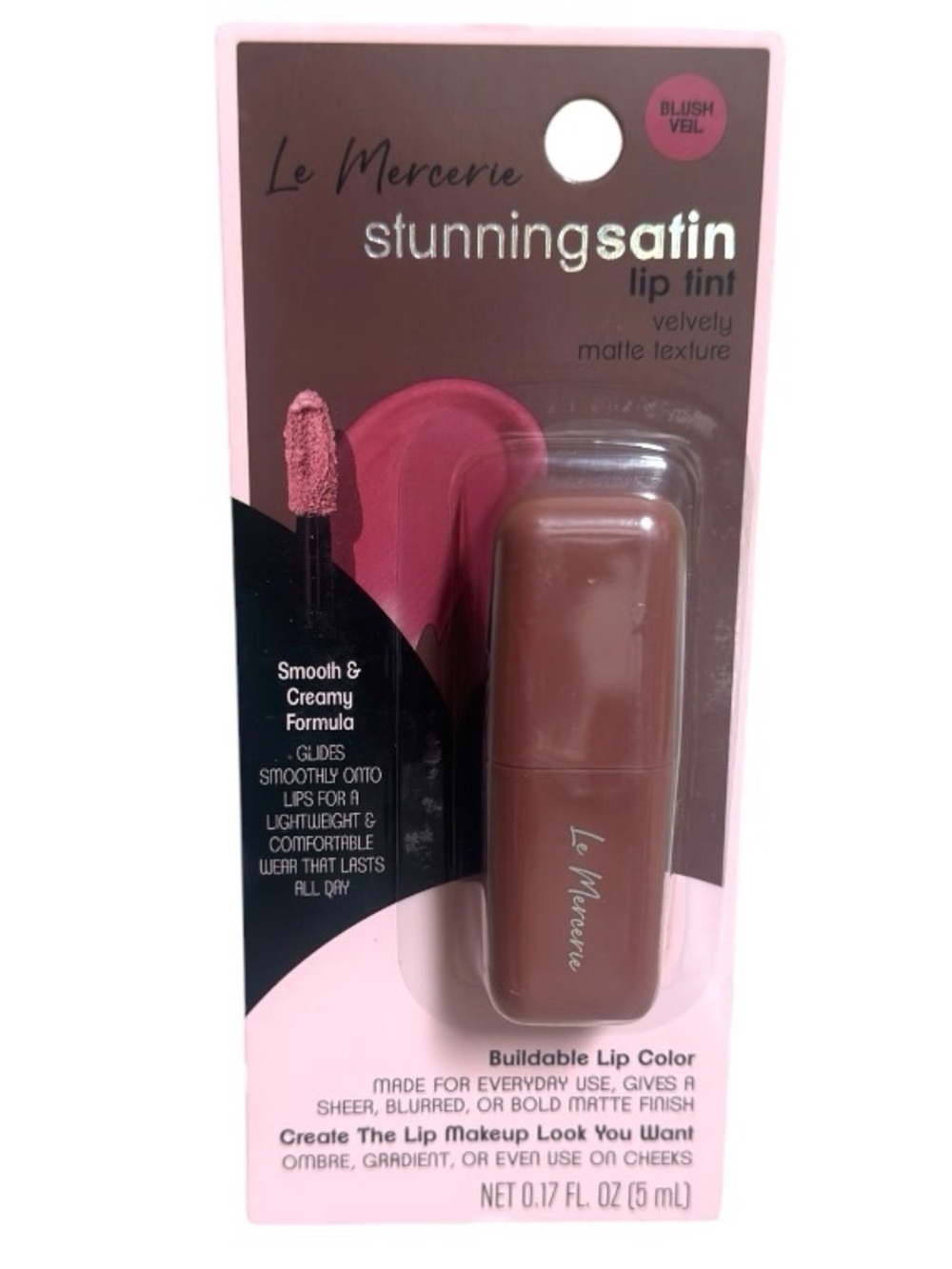 Le Mercerie Stunning Satin Lip Tint NWT Blush Veil